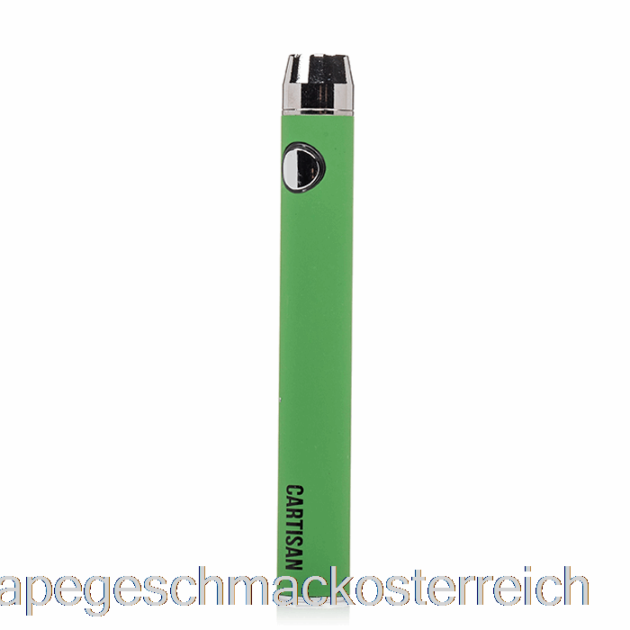 Cartisan Button VV 900 Dual Charge 510 Akku [Micro] Grüner Vape-Geschmack